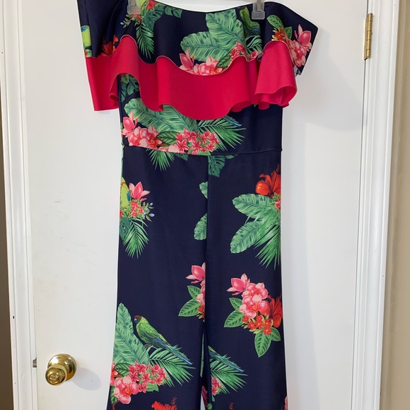 Floral Jumpsuit True Violet - Picture 1 of 1